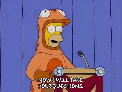 A closing visual for an insight about asking better questions